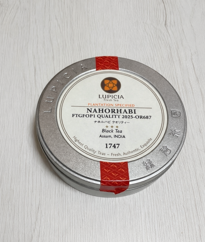 アッサムのリーフタイプの紅茶缶です。