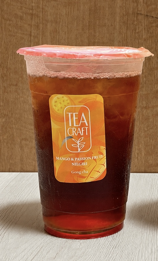 ゴンチャ TEACRAFT 第3弾 マンゴー&パッションニルギリ紅茶のストレートティー　アイス