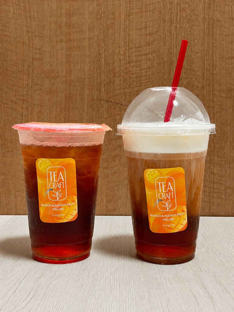 TEACRAFTの第3弾。アイスのミルフォティーとストレートティーです。